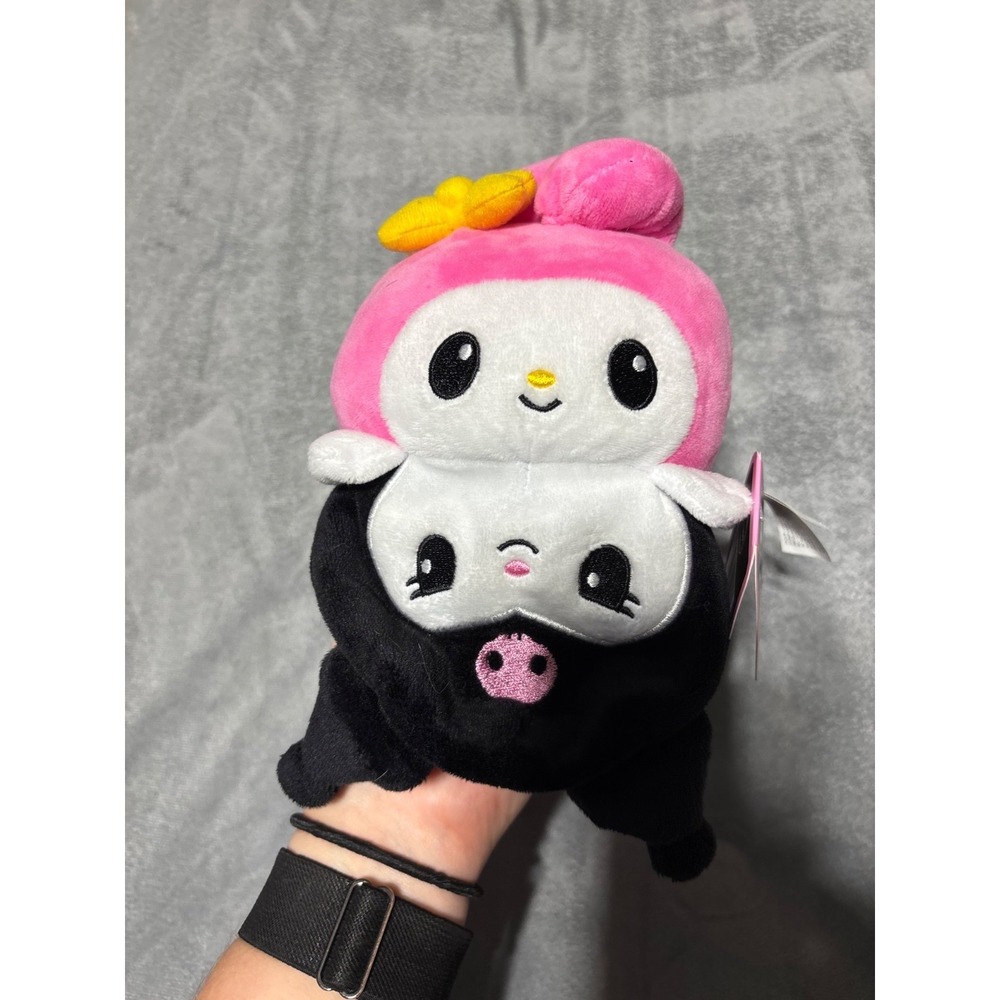 Teeturtle Reversible Plushie My Melody Kuromi Flip Plush Toy